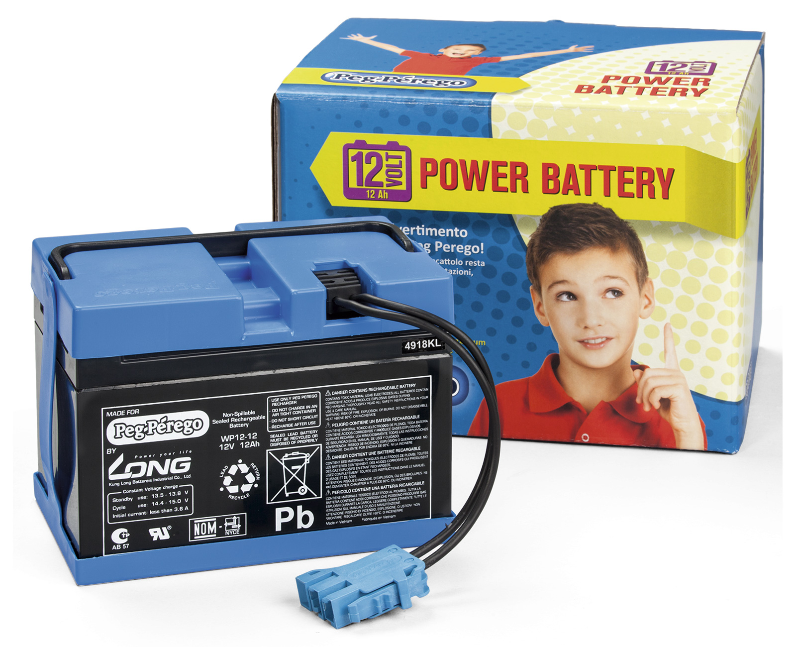 bag junk kiwi 12V/12Ah Battery | Toys | Peg Perego International