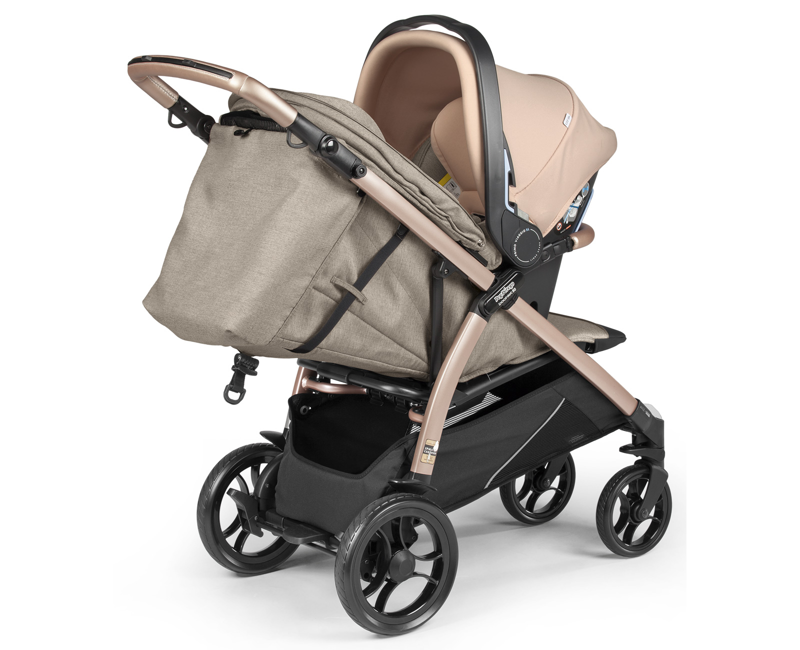 Carrycot Poussette Passeggino Dynamic Baby Pram Buggy Pushchair Stroller 